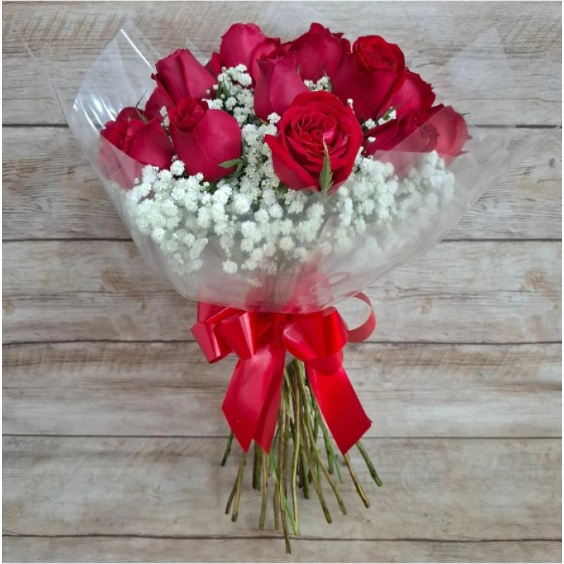 Buquê Doce Desejo (20 Rosas Vermelhas)